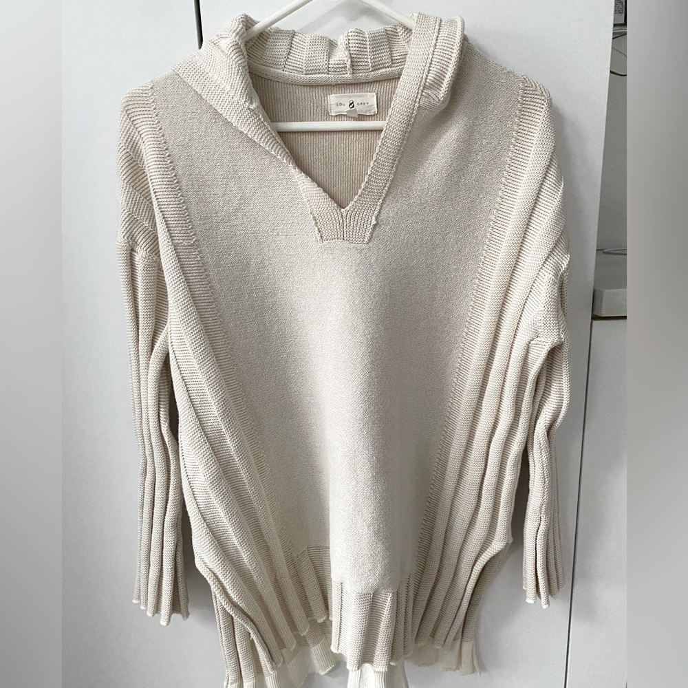 LOU & GREY Hooded Tunic Sweatshirt